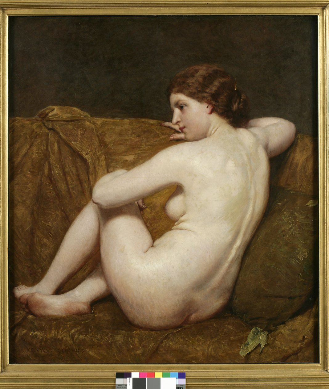 En blondin, 1891 av Kenyon Cox