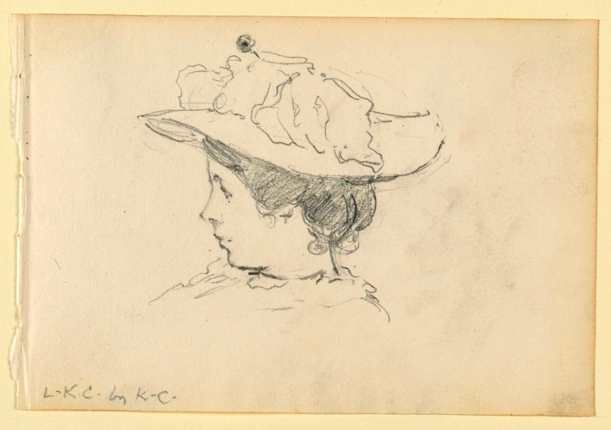 Porträtt av Louise King Cox av Kenyon Cox