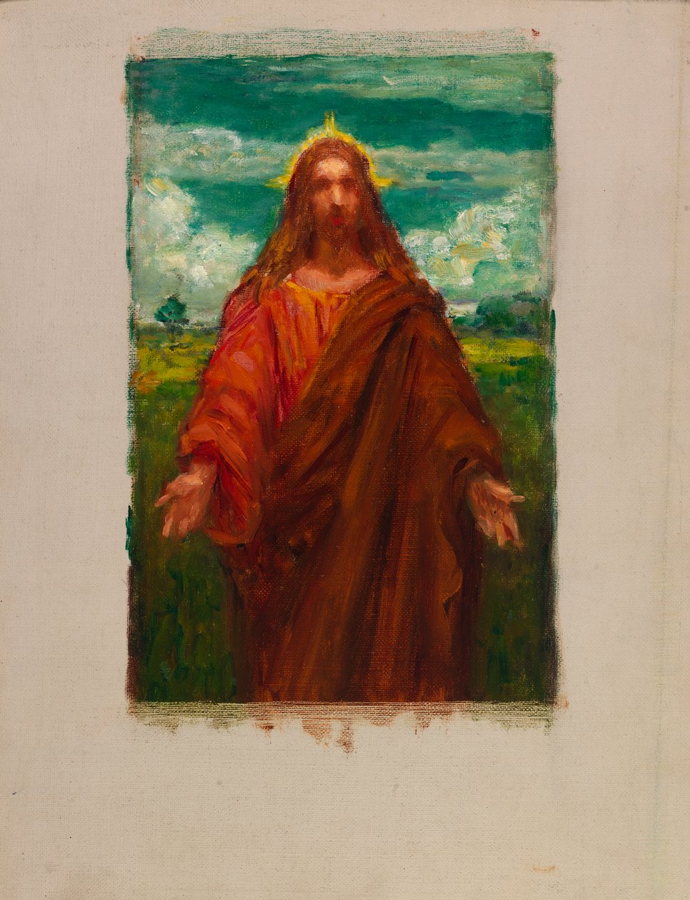 Studera för Kristus, 1905. av Kenyon Cox