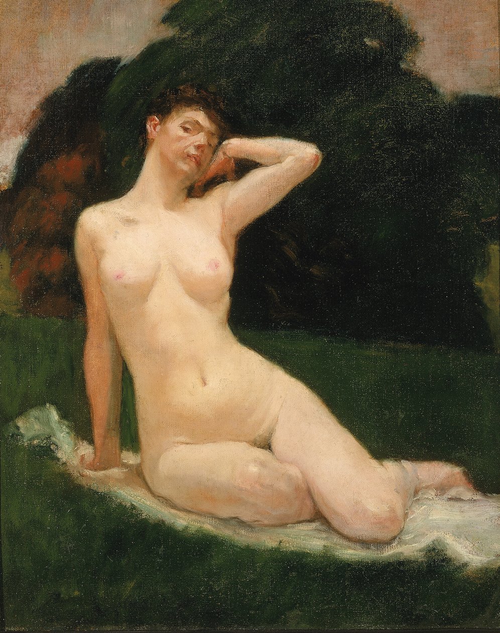 Studie för kvällen, 1883. av Kenyon Cox