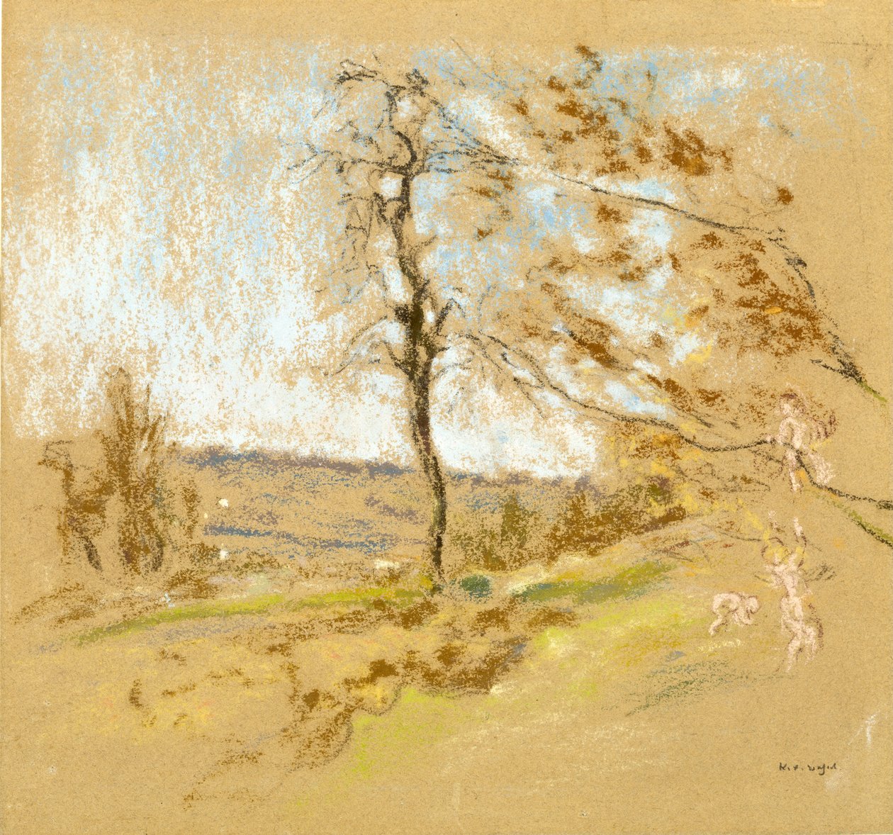 Landskap, ca 1900 av Ker Xavier Roussel