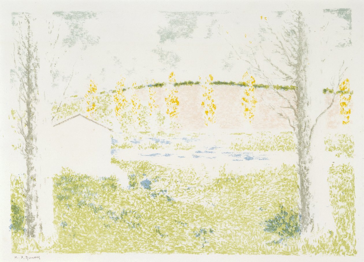 Landskap med ett hus, 1897 av Ker Xavier Roussel