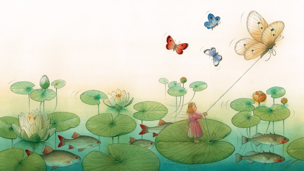Thumbelina 02, 2005 (wc på papper) av Kestutis Kasparavicius