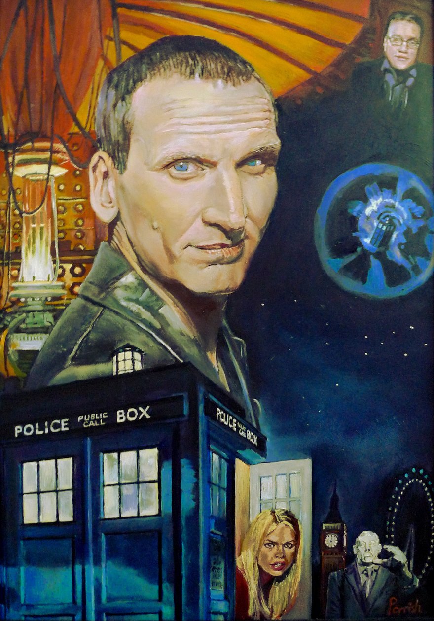 The Ninth Incarnation (Dr Who), 2005 (målning) av Kevin Parrish