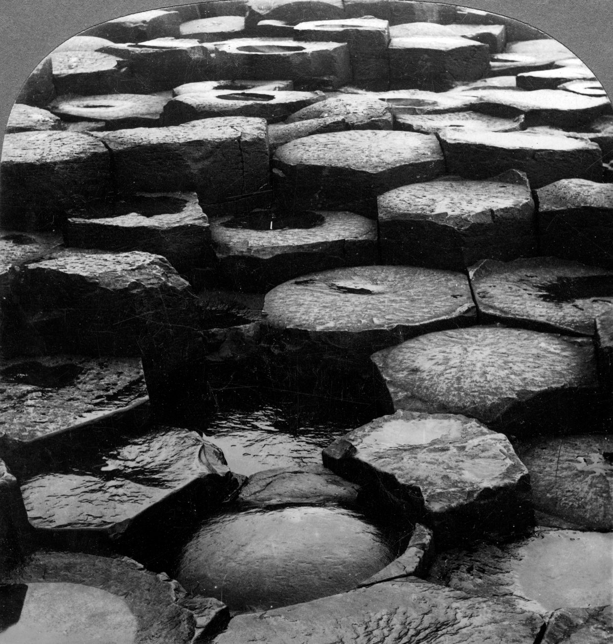 Giants Causeway, Antrim, Nordirland. av Keystone View Company