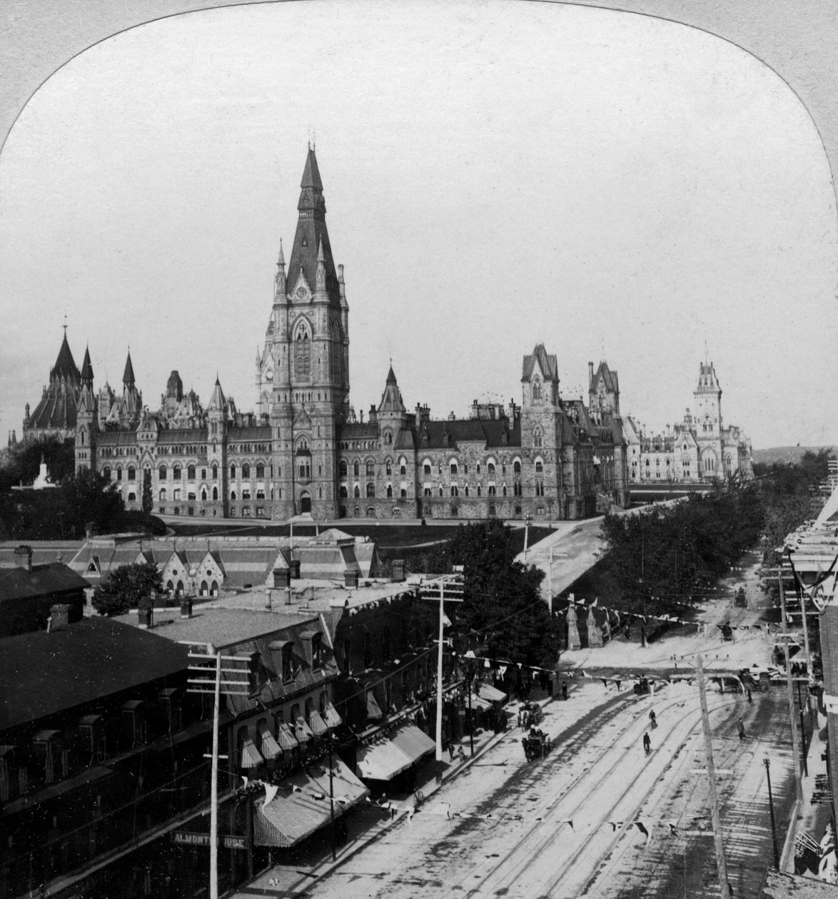 Houses of Parliament, Ottawa, Ontario, Kanada. av Keystone View Company