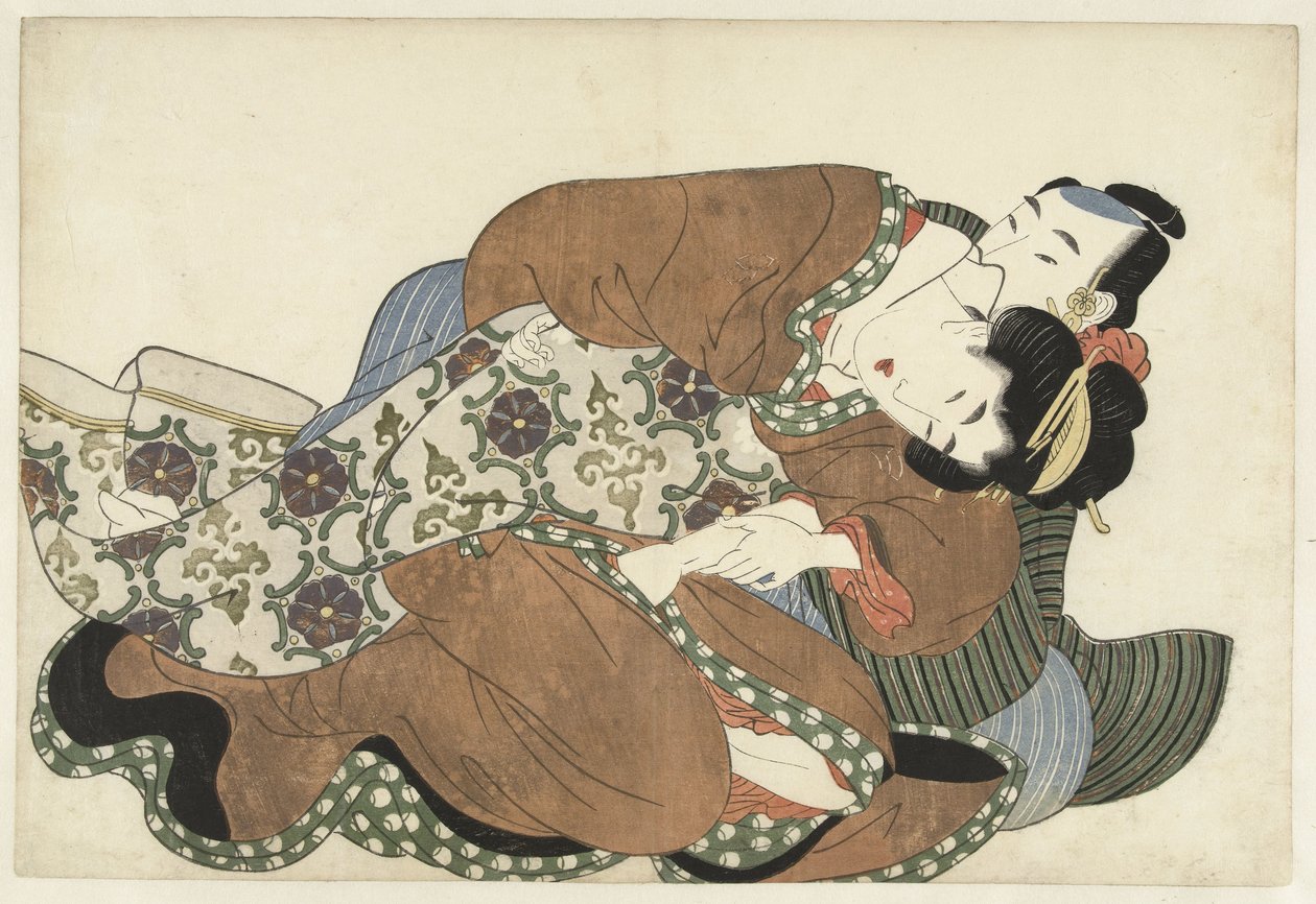 Par som älskar av Kikugawa Eizan (attributed to)