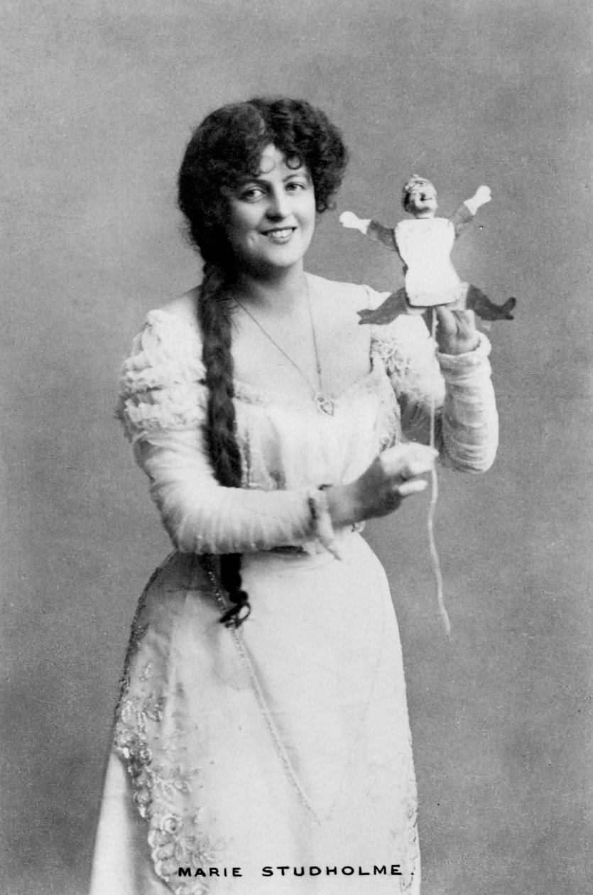 Marie Studholme 1875-1930, engelsk skådespelerska, 1900-talet. av Kilpatrick