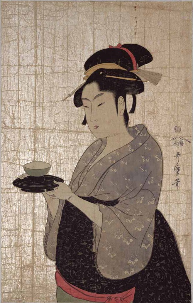  nEnglish: Naniwa-ya Okitan av Kitagawa Utamaro