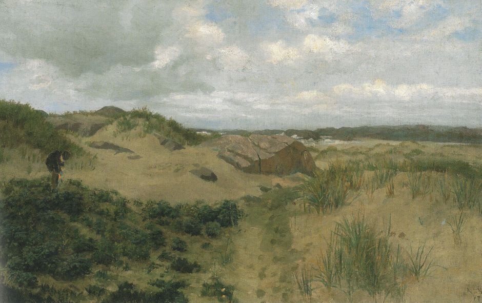  Kystlandskap av Kitty Lange Kielland