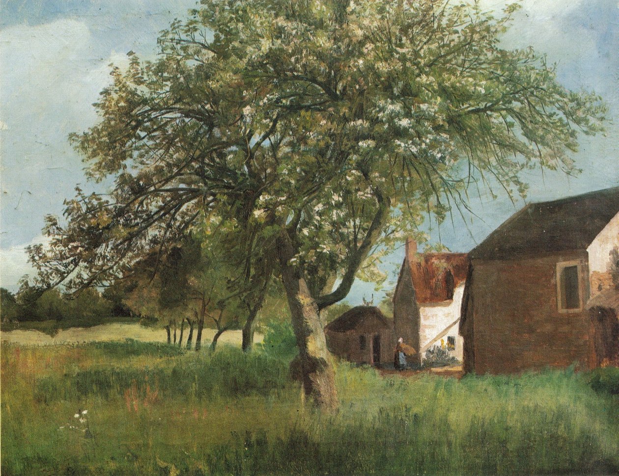 Blomstrende tre i Cernay-la-Ville av Kitty Lange Kielland