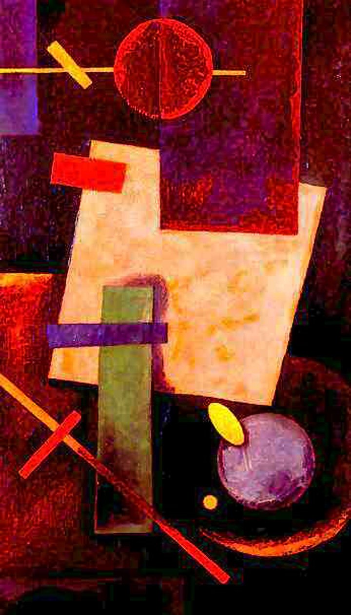 Suprematistisk komposition, 1916 av Ivan Vassilyevich Klyun