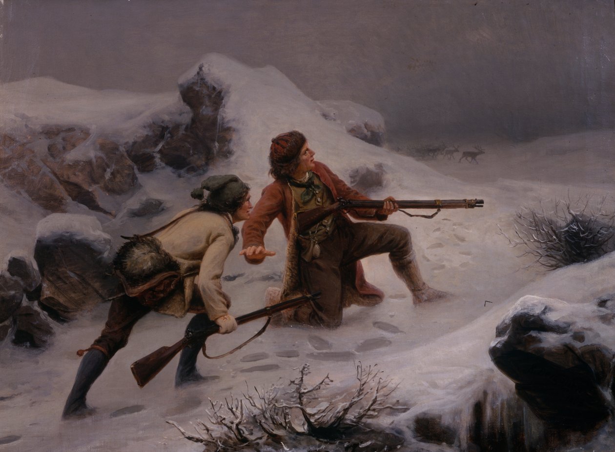 Renjakt av Knud Bergslien
