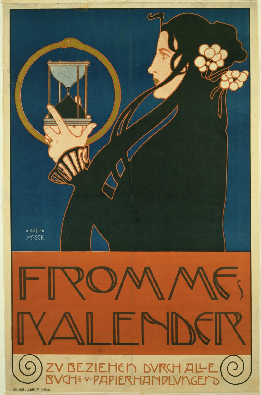 Frommes Kalender, 1903 av Koloman Moser