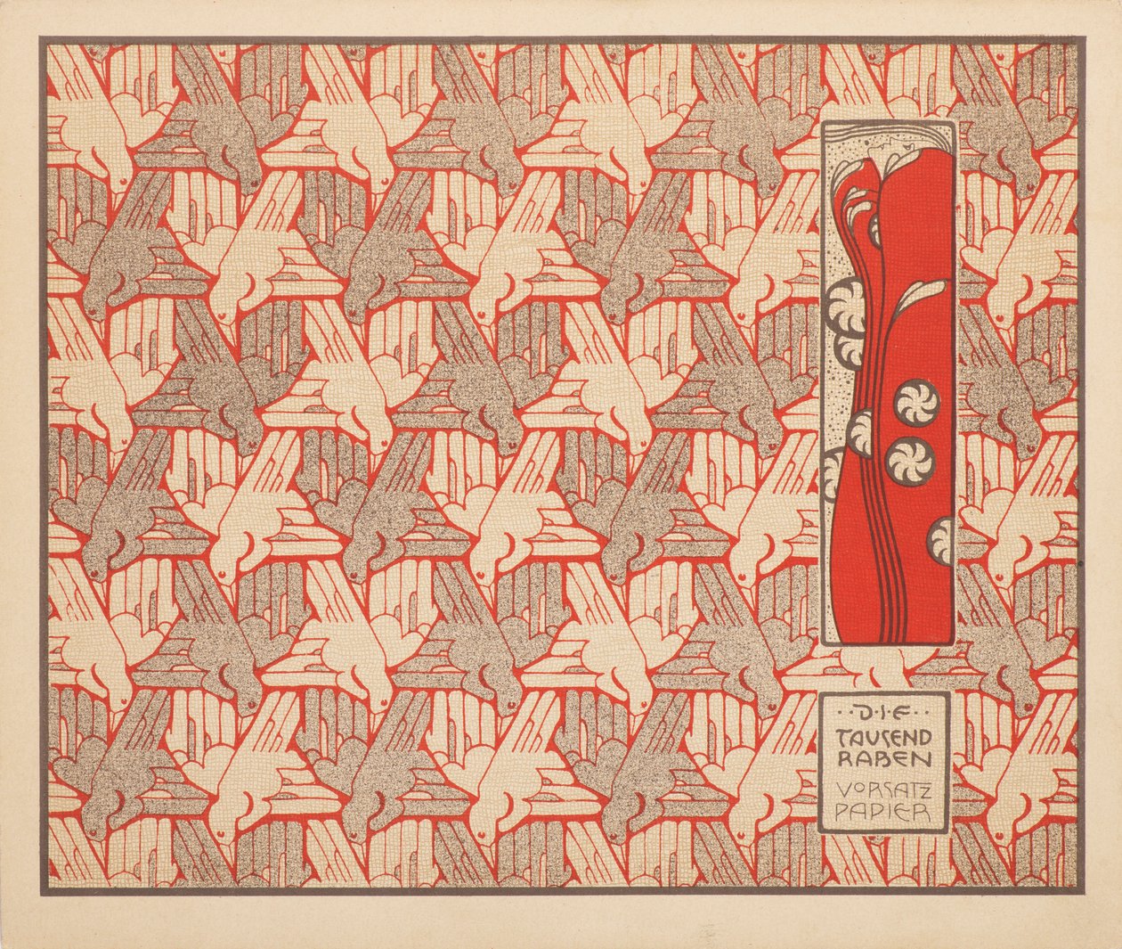 De tusen korparna, 1901. av Koloman Moser