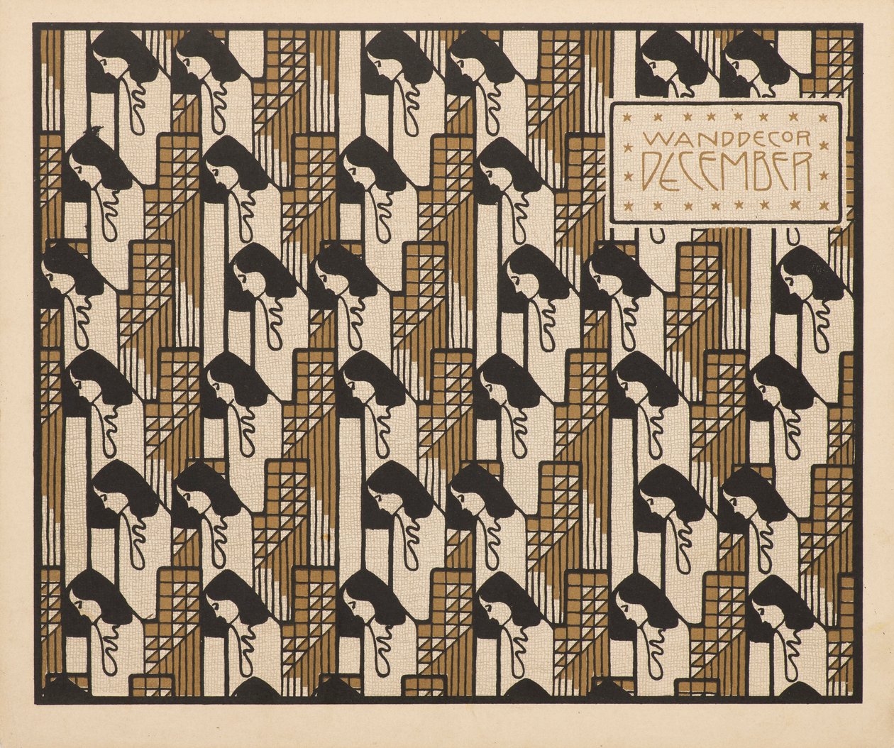 Väggdekoration december 1901. av Koloman Moser