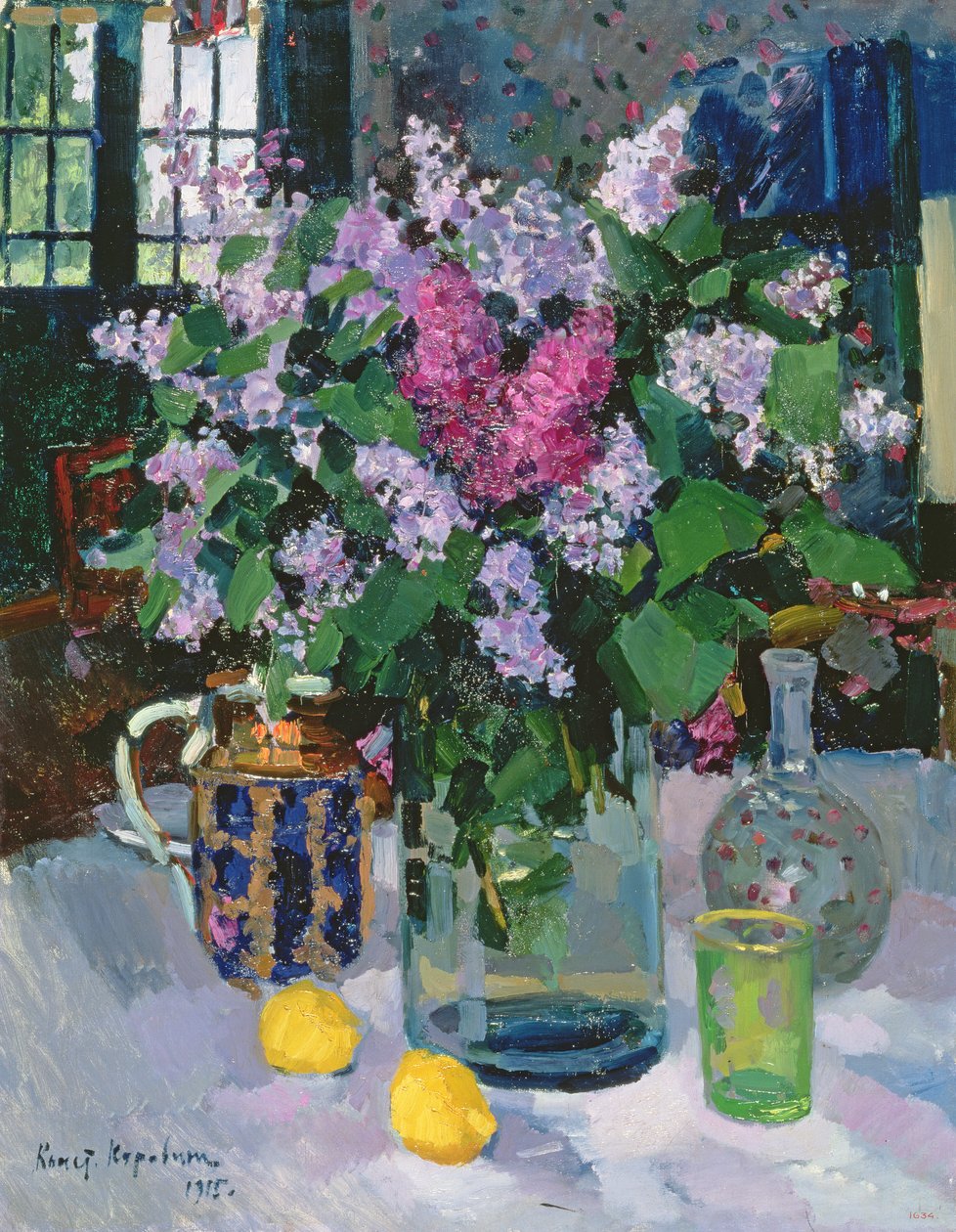 Syrener, 1915 av Konstantin Alekseevich Korovin