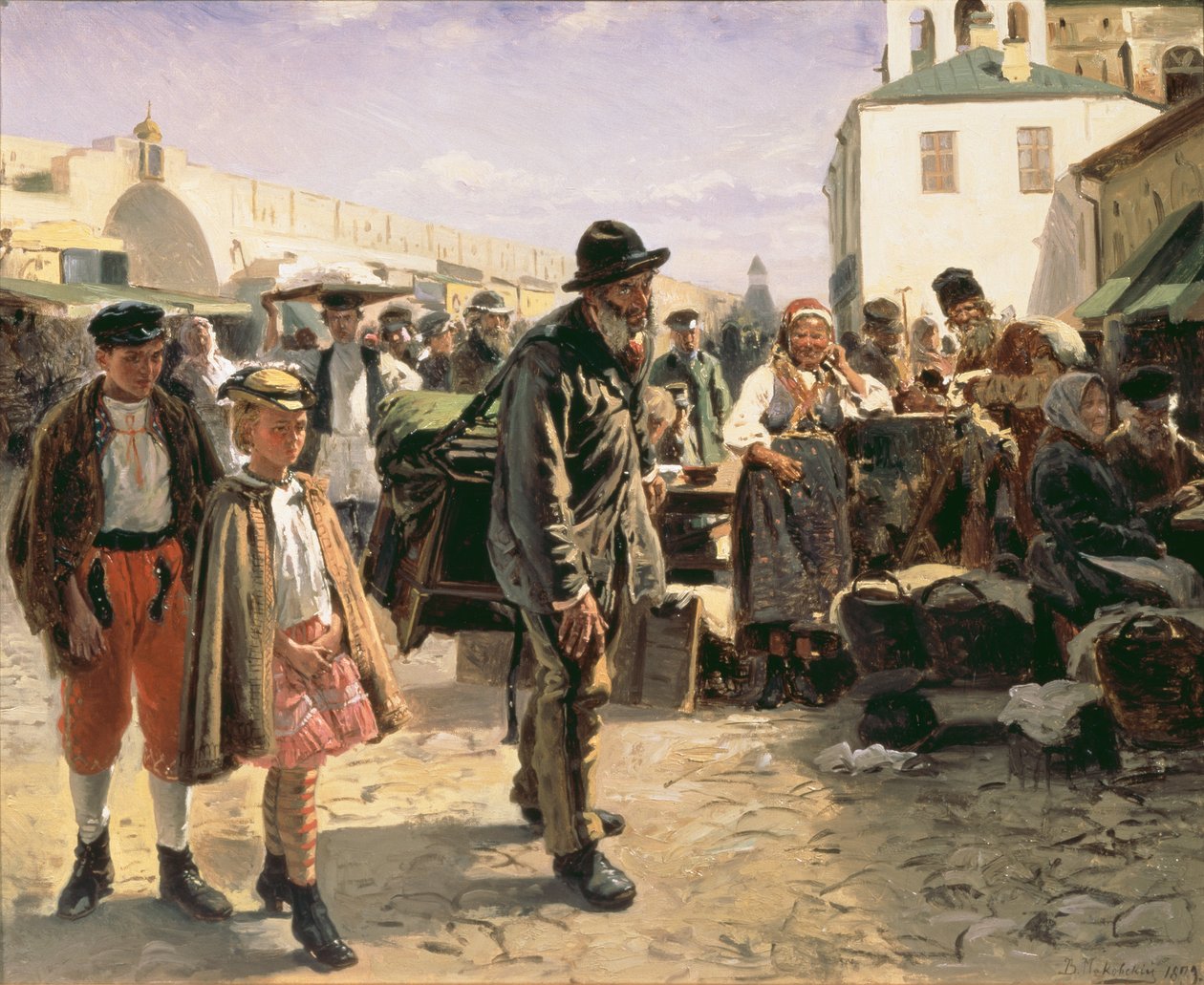 Orgelkvarn, 1879 av Konstantin Alekseevich Korovin
