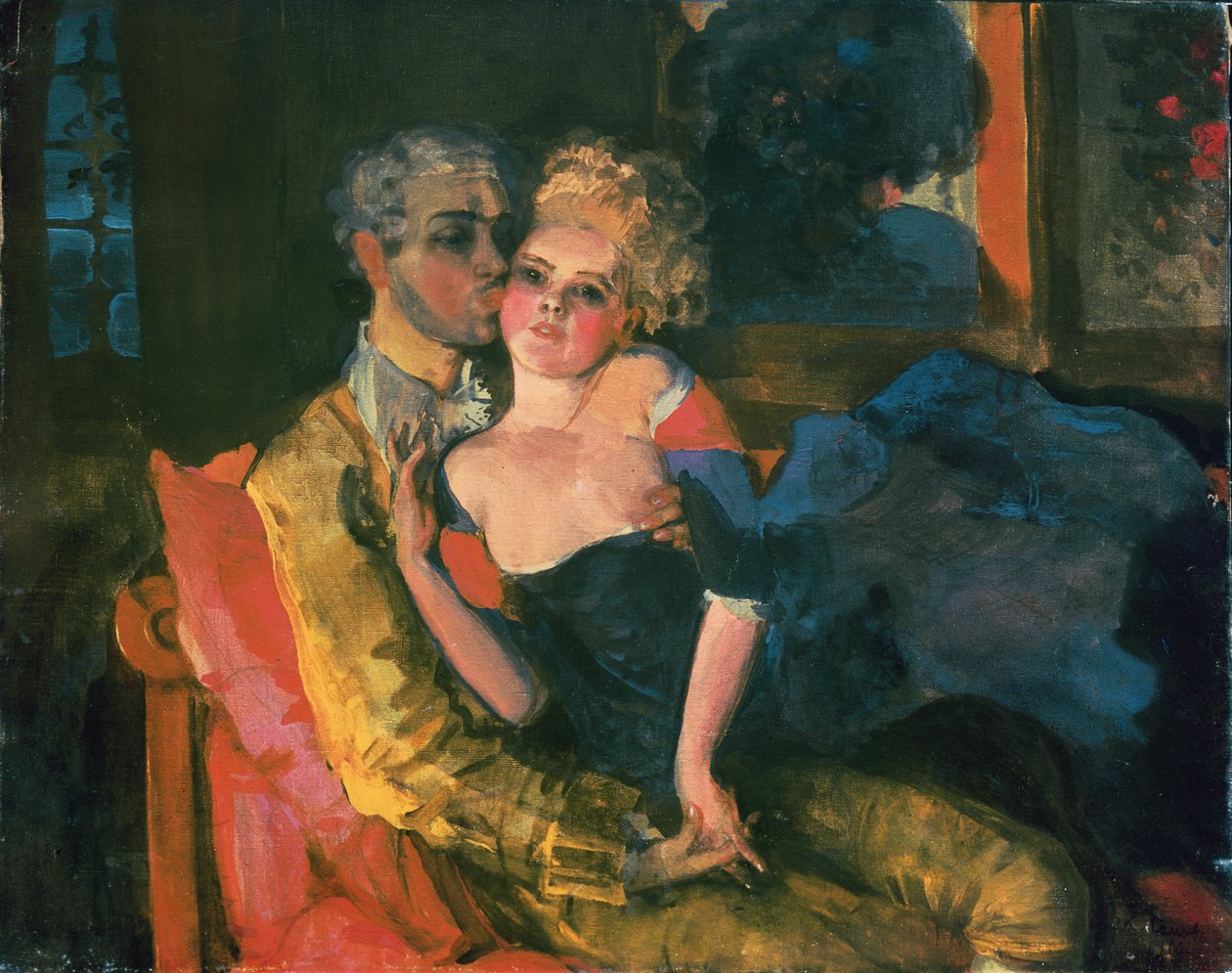 Kärlek, 1910 av Konstantin Andreevic Somov