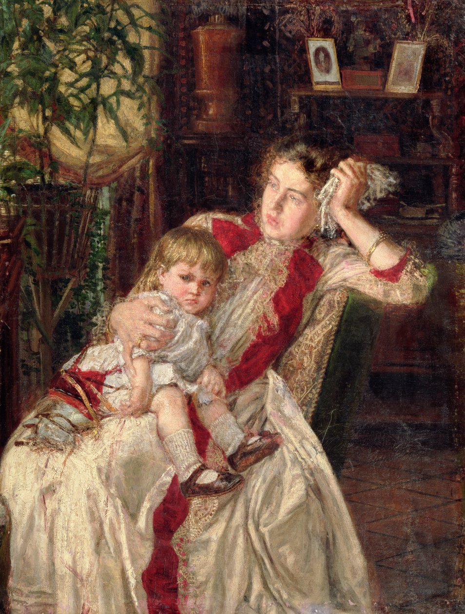 Familjebråk, 1890 av Konstantin Apollonovich Savitsky