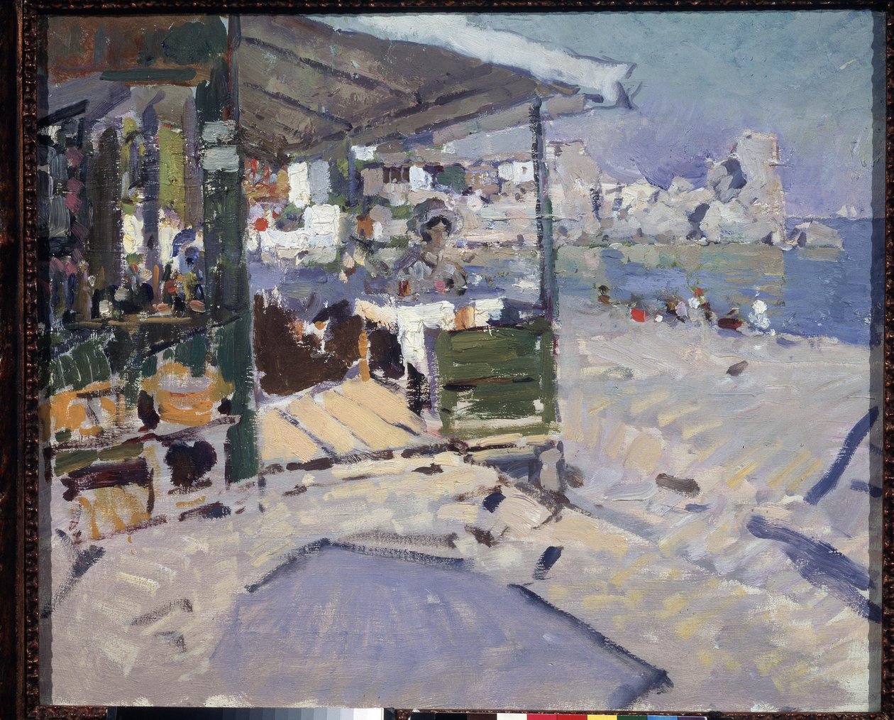 Krimbukten av Konstantin Alekseevich Korovin
