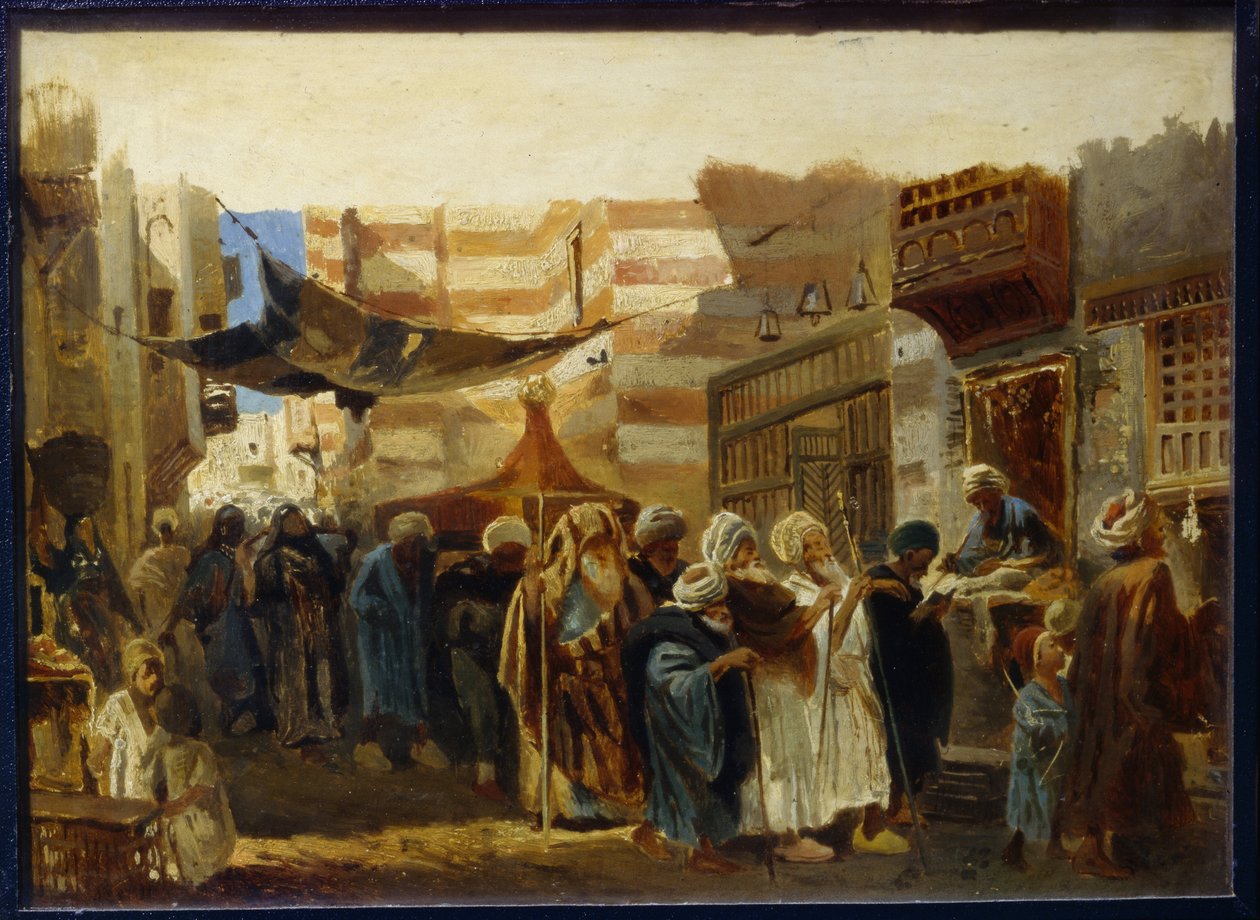 En begravningsceremoni i Kairo av Konstantin Egorovich Makovsky