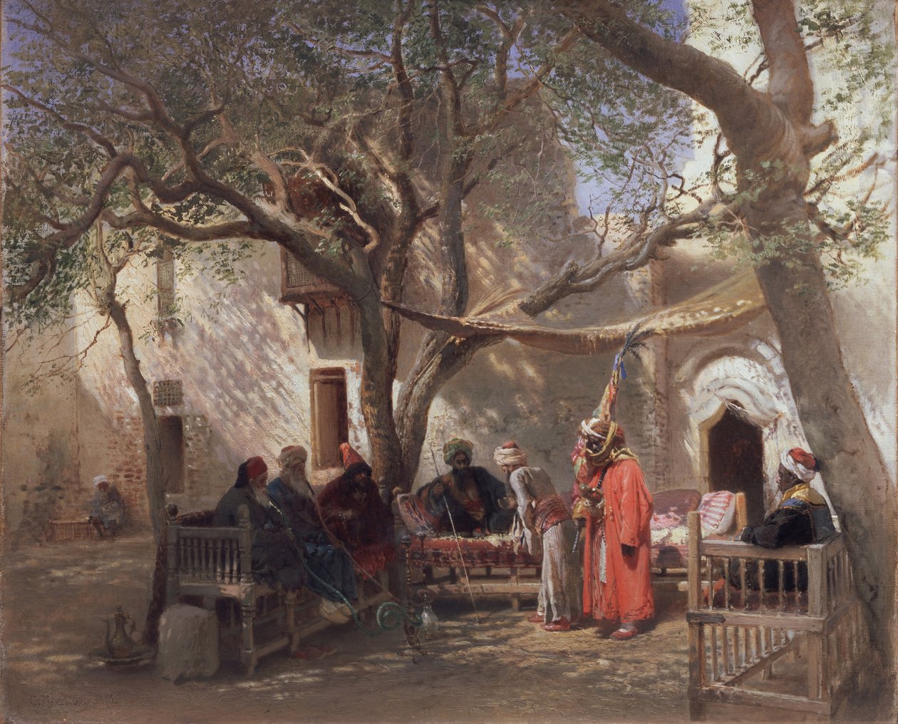 Dervischer i Kairo av Konstantin Egorovich Makovsky