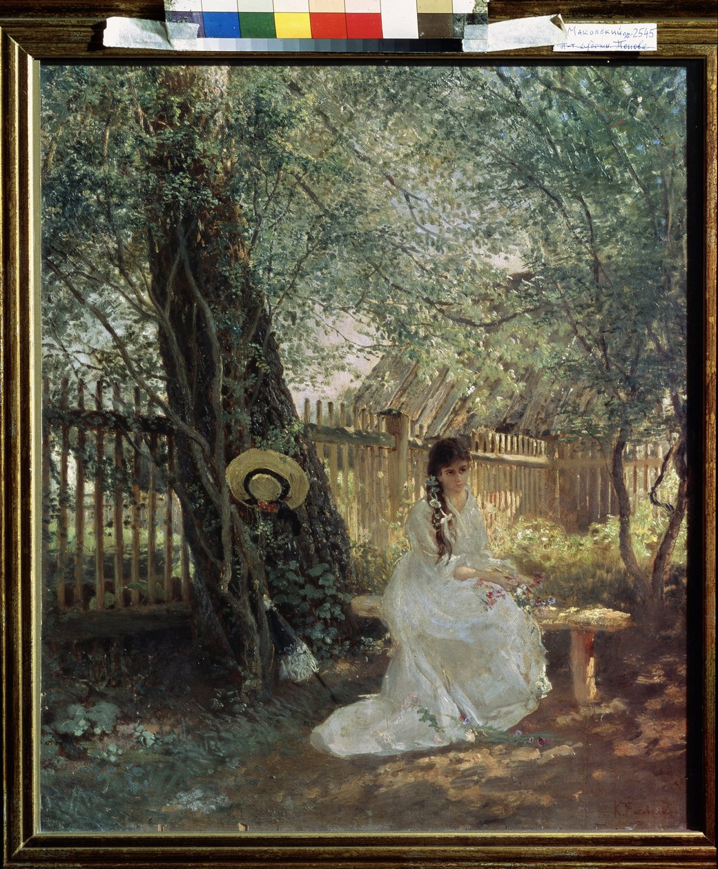 I trädgården av Konstantin Egorovich Makovsky