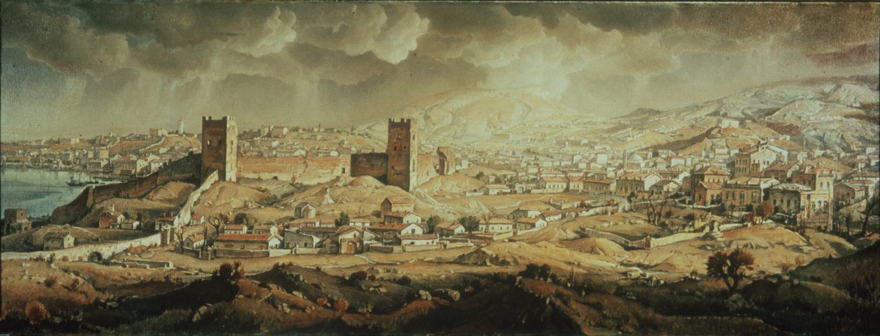Feodosiya. Krim, 1930 av Konstantin Fyodorovich Bogayevsky