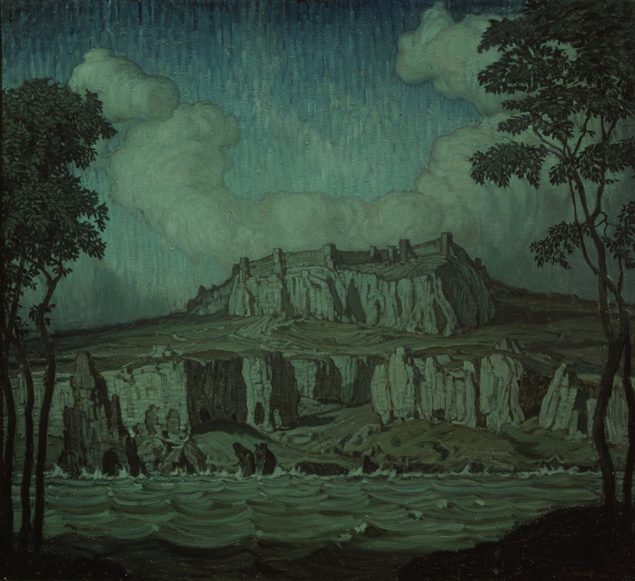Stranden, 1907 av Konstantin Fyodorovich Bogayevsky