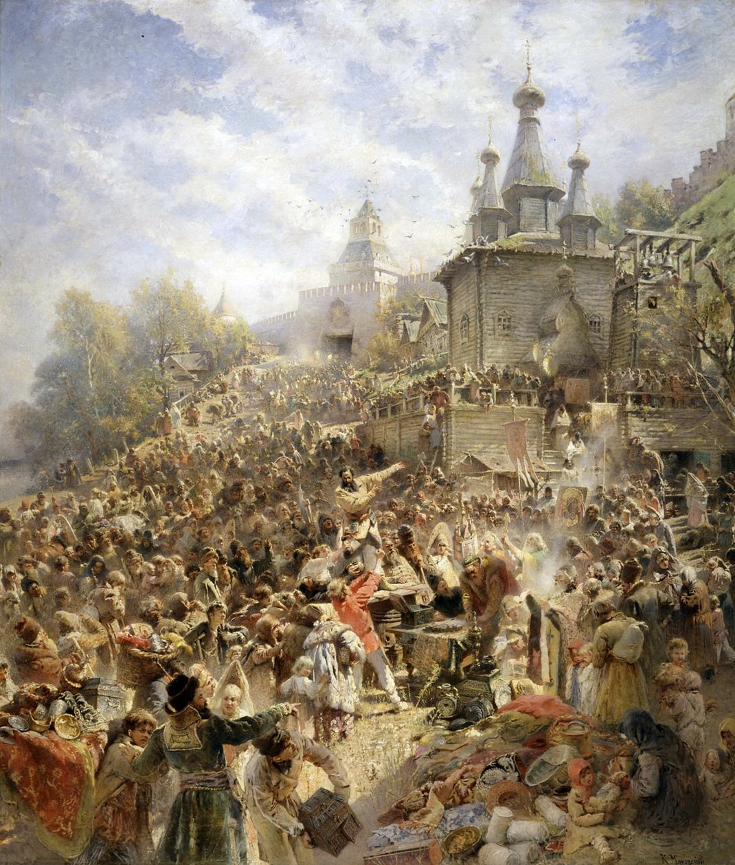 Överklagande av Minin av Konstantin Makovsky