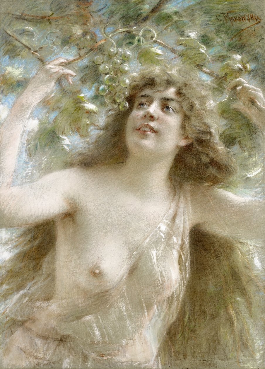 Bacchante av Konstantin Makovsky