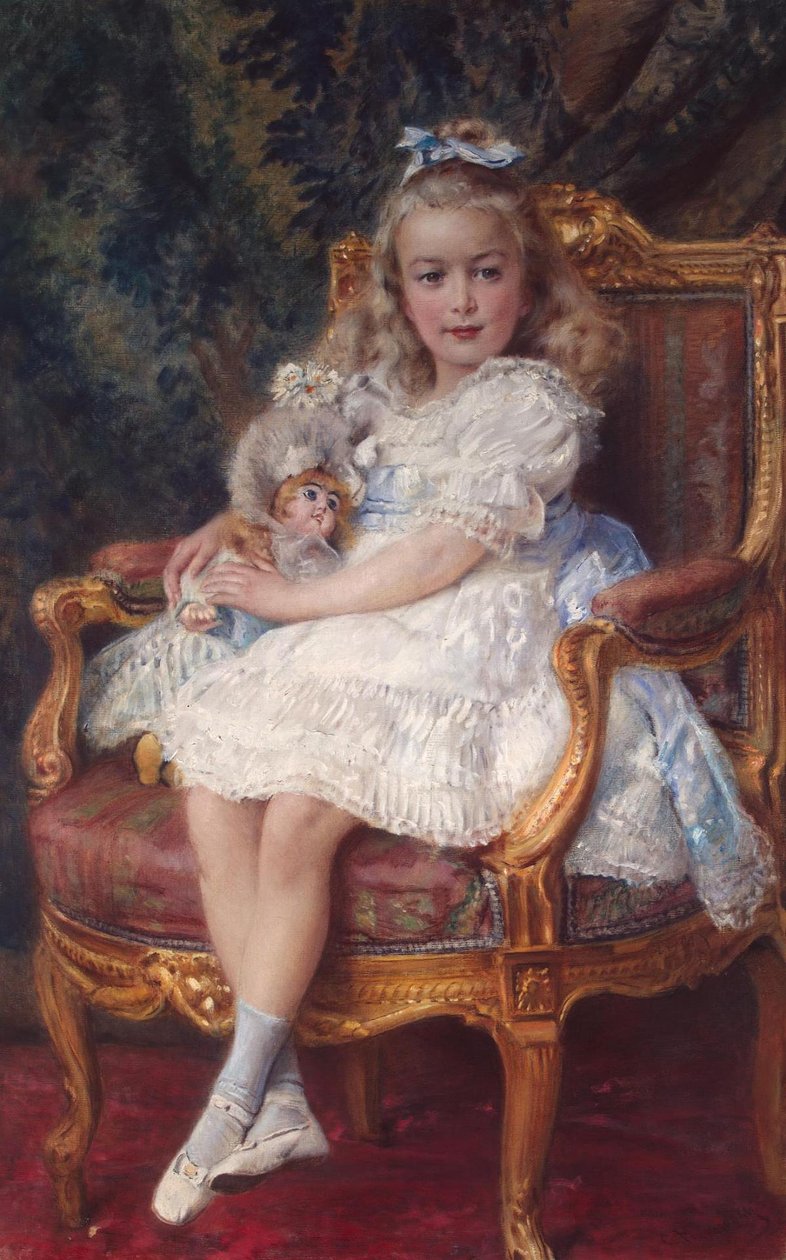 Porträtt av Varvara Bibikova av Konstantin Makovsky