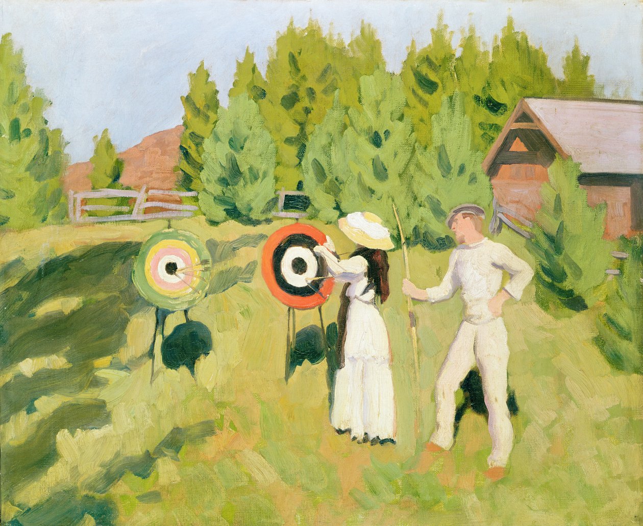 Bågskyttar, 1911 av Károly Ferenczy