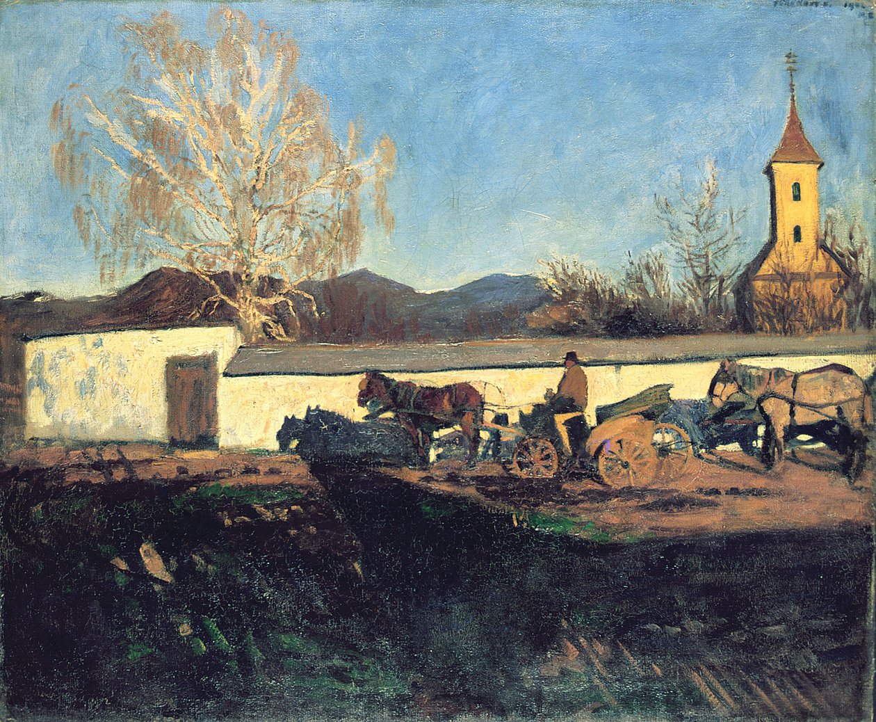 Kväll i mars av Károly Ferenczy