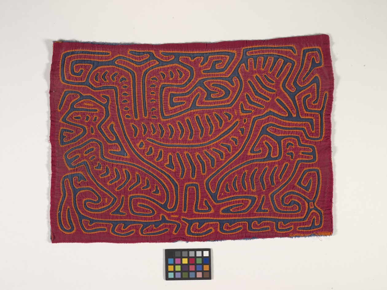 Skjortapanel (Mola) (foto) av Kuna Indian Culture