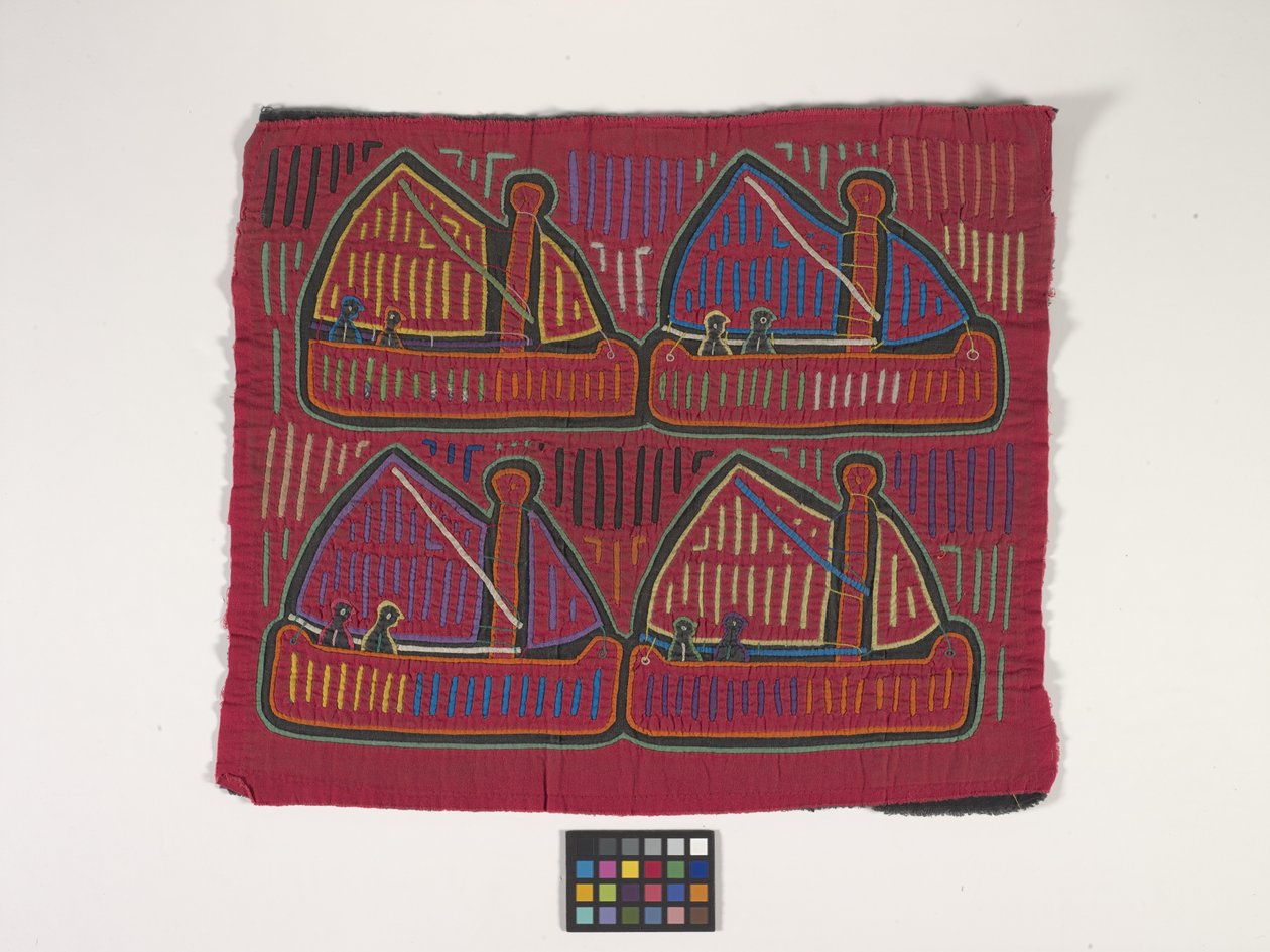 Skjortapanel (Mola) (foto) av Kuna Indian Culture
