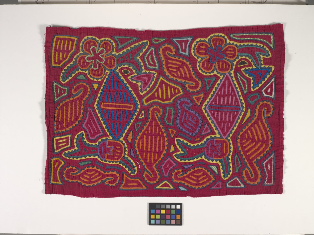Skjortapanel (Mola) (foto) av Kuna Indian Culture