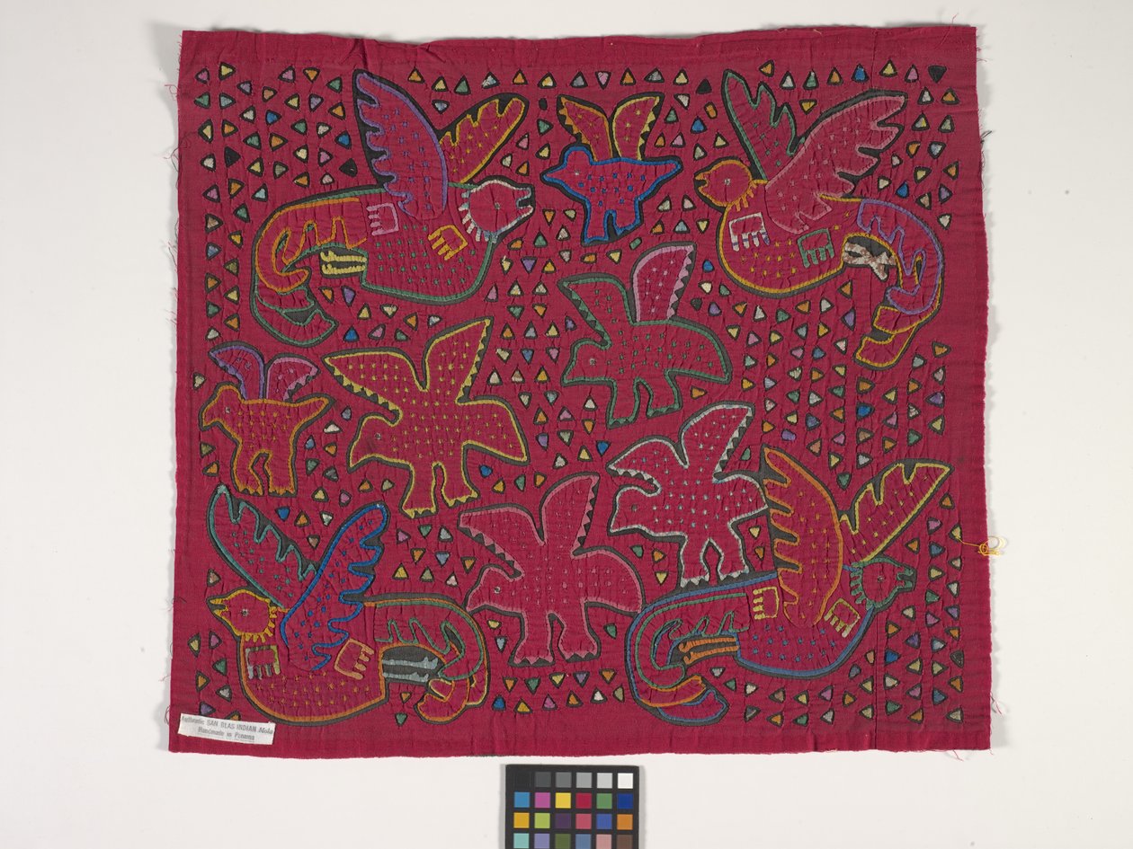 Skjortapanel (Mola) (foto) av Kuna Indian Culture