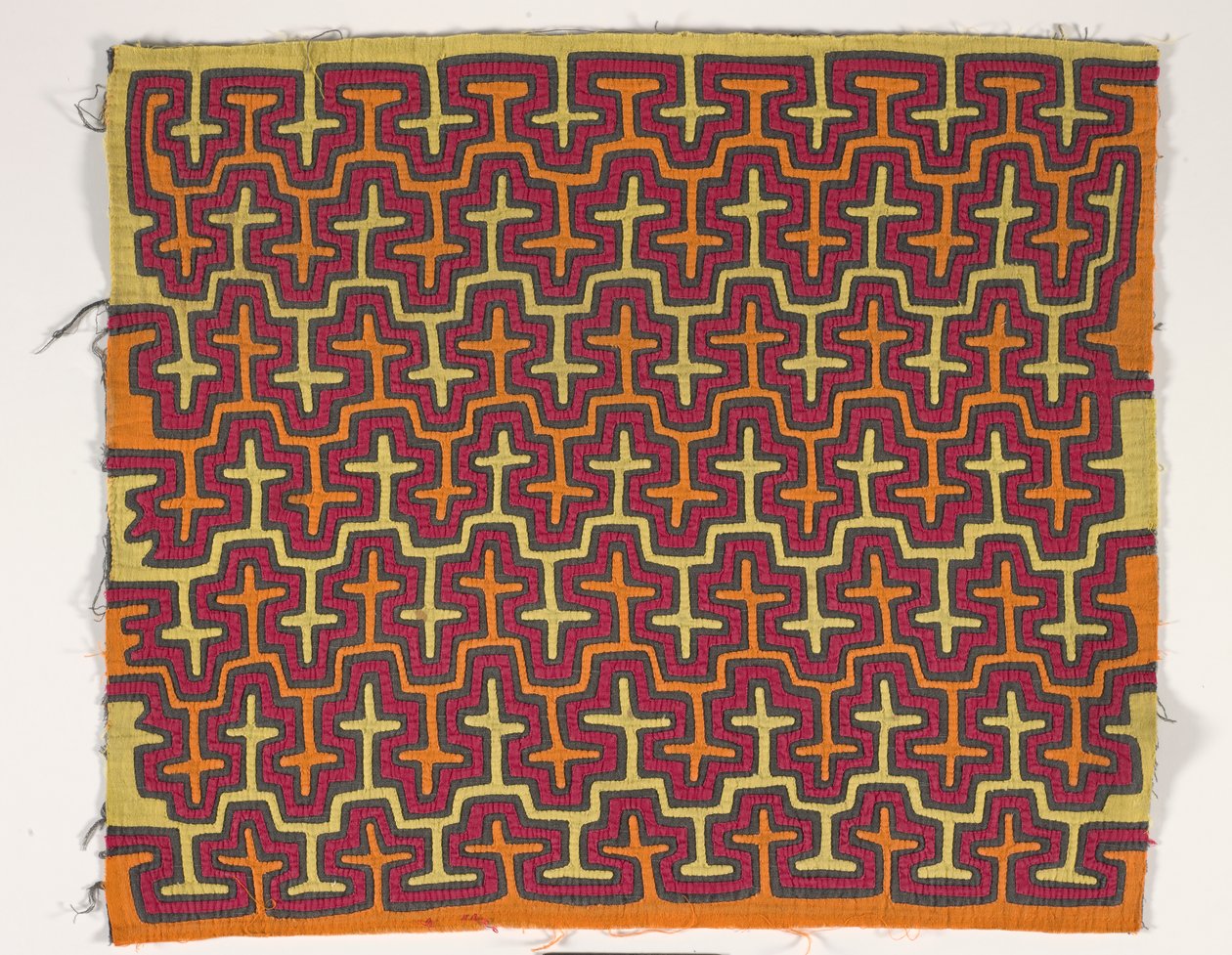 Skjortpanel (mola), ca 1950 (applicerad bomull) av Kuna Indian Culture