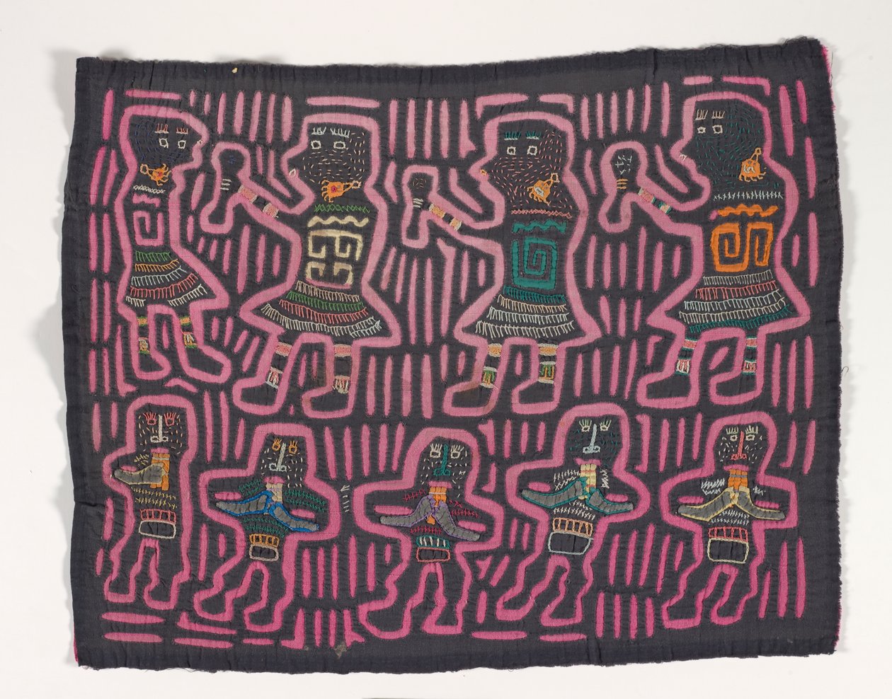 Skjortpanel (mola), ca 1950 (applicerad bomull) av Kuna Indian Culture