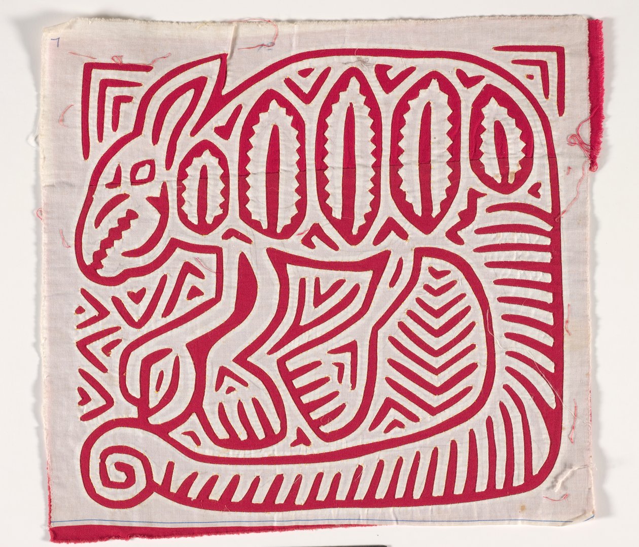 Skjorta panel (mola) (applicerad bomull) av Kuna Indian Culture