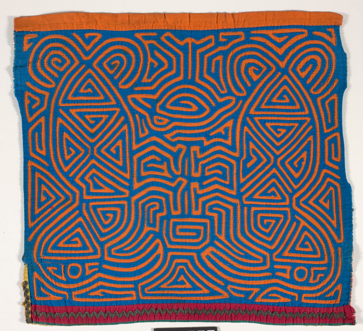 Skjorta panel (mola) (applicerad bomull) av Kuna Indian Culture