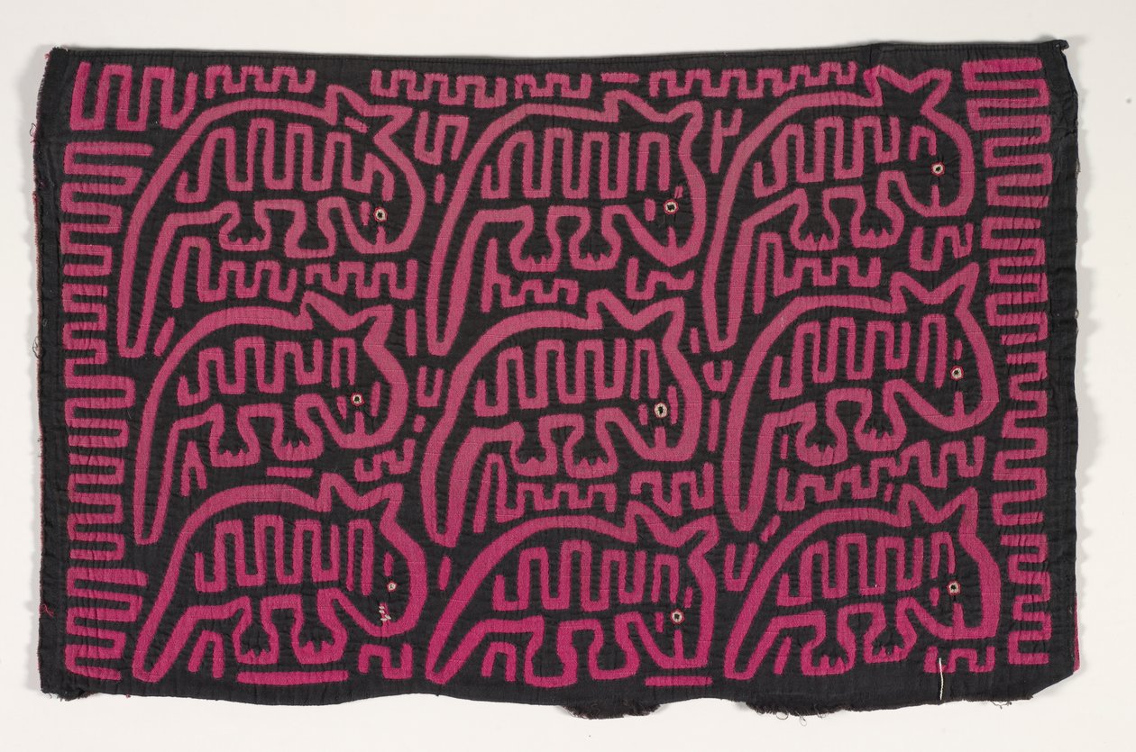 Skjorta panel (mola) (applicerad bomull) av Kuna Indian Culture