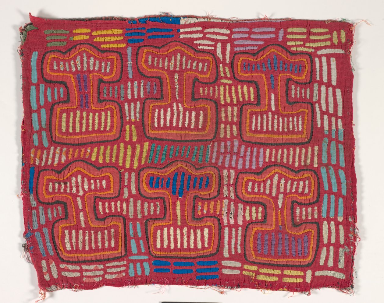 Skjorta panel (mola) (applicerad bomull) av Kuna Indian Culture