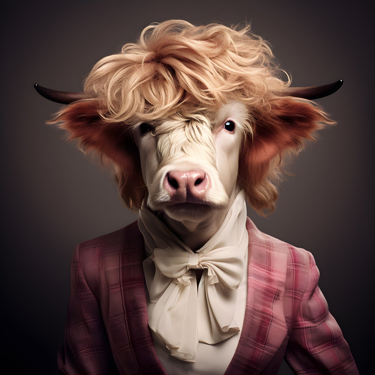 Highland Cow som Marilyn Monroe 4 av Kurt Heppke