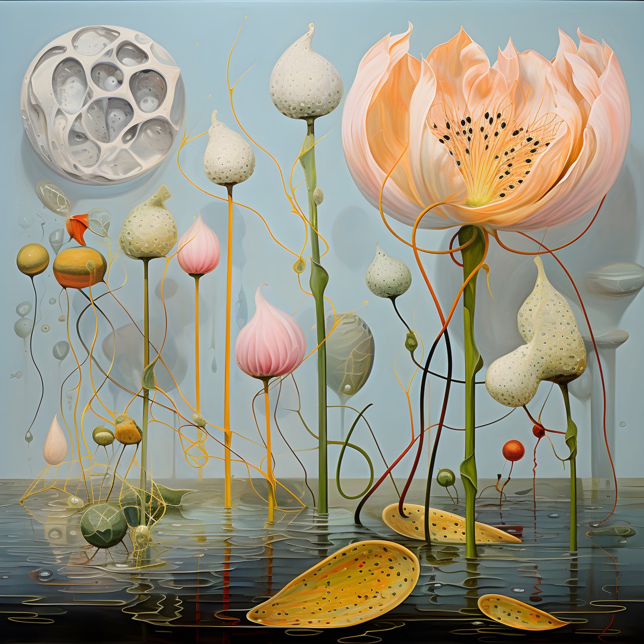 Lotusblumensamenschoten 2 av Kurt Heppke