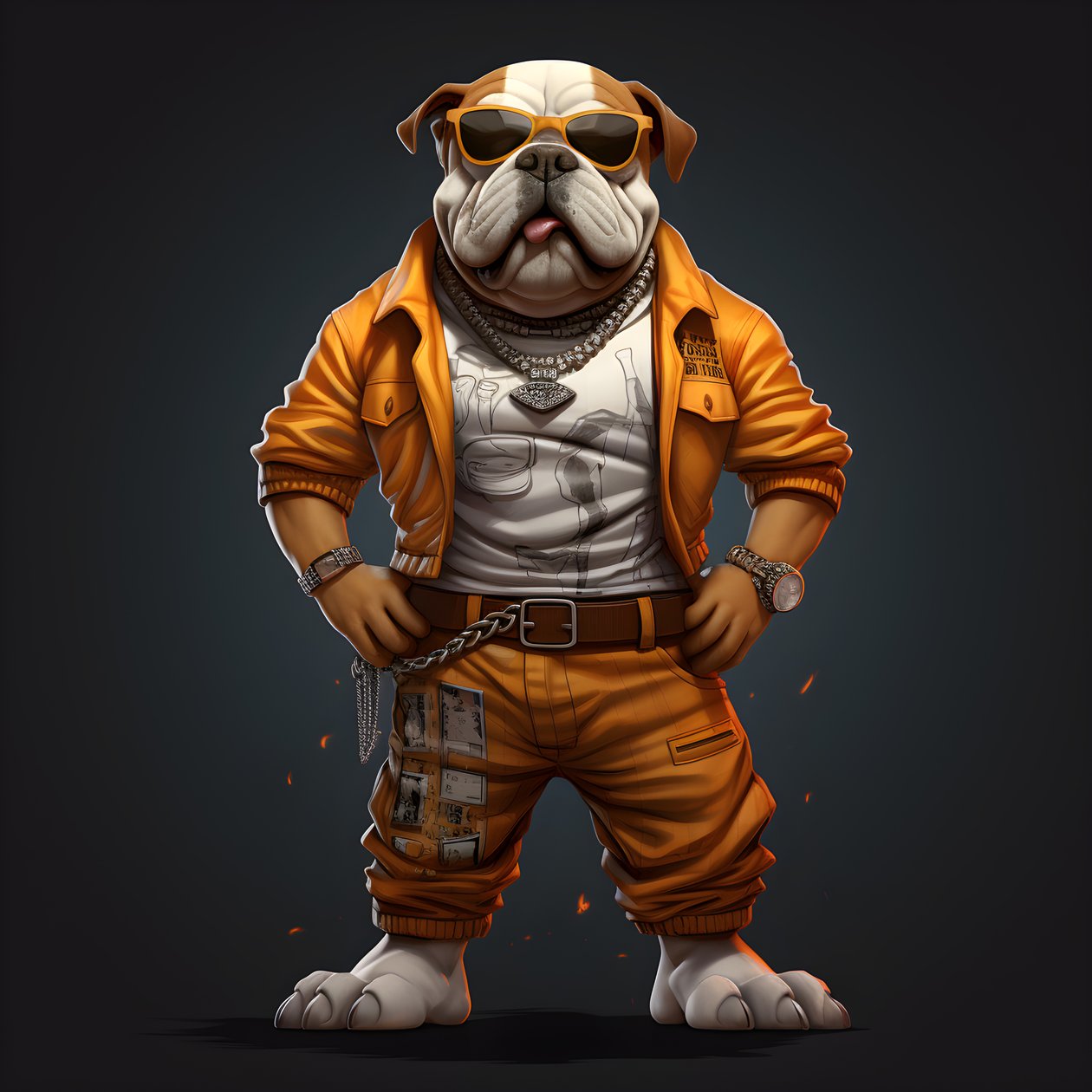 engelsk bulldog 1 av Kurt Heppke