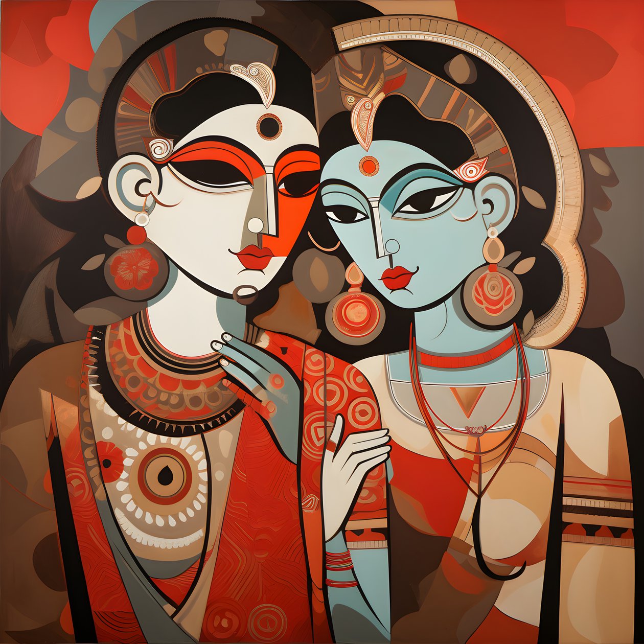 krishna & rupa 2 av Kurt Heppke