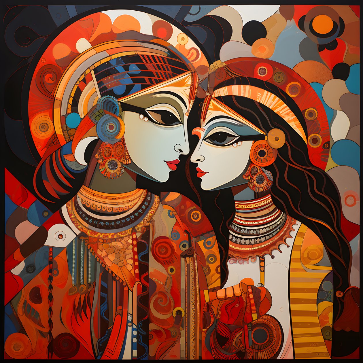 krishna & rupa 3 av Kurt Heppke